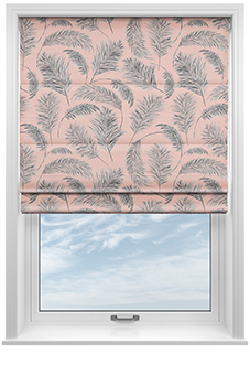 Pampas Grass, Sorbet - Twist&Fit Roman Blind